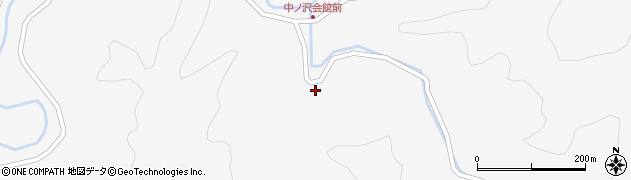 秋田県秋田市雄和萱ケ沢（道ノ下）周辺の地図