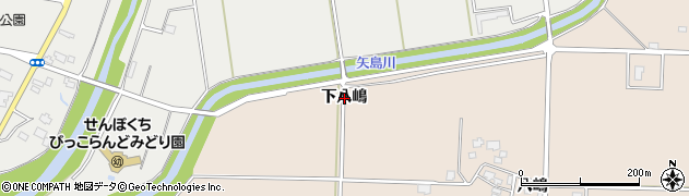 秋田県大仙市高梨（下八嶋）周辺の地図