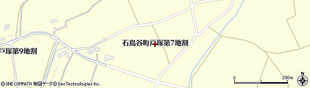 岩手県花巻市石鳥谷町戸塚（第７地割）周辺の地図
