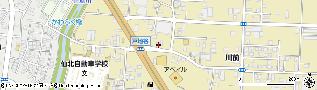 秋田県大仙市戸地谷大和田354周辺の地図