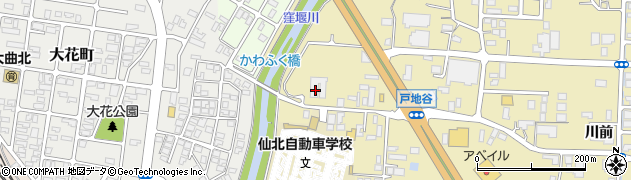 秋田県大仙市戸地谷大和田367周辺の地図