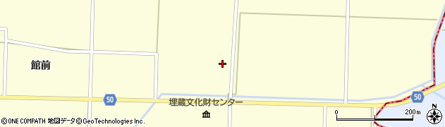 秋田県大仙市払田仲谷地周辺の地図
