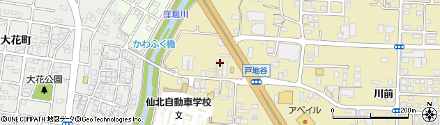 秋田県大仙市戸地谷大和田364周辺の地図