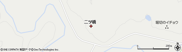 秋田県由利本荘市中俣（小金ケ沢）周辺の地図