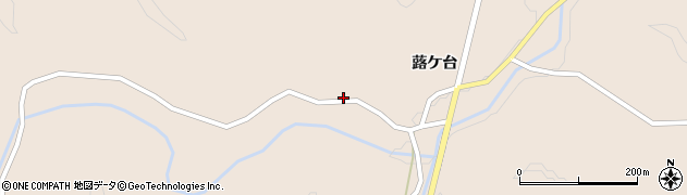 秋田県大仙市円行寺（地蔵ノ前）周辺の地図