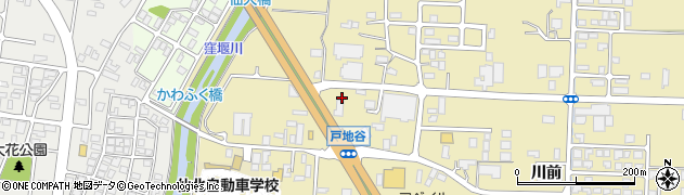 秋田県大仙市戸地谷大和田382周辺の地図