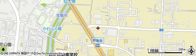 秋田県大仙市戸地谷大和田385周辺の地図