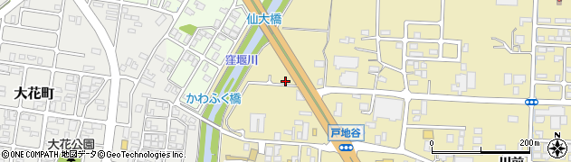 秋田県大仙市戸地谷大和田403周辺の地図