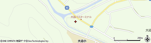 花巻信用金庫大迫支店周辺の地図