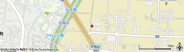 秋田県大仙市戸地谷大和田398周辺の地図