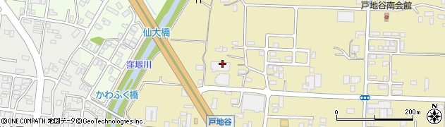 秋田県大仙市戸地谷大和田418周辺の地図