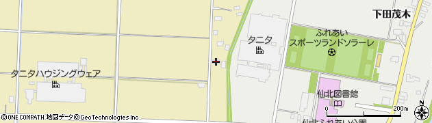 秋田県大仙市戸地谷（赤関）周辺の地図