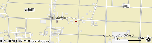 秋田県大仙市戸地谷大和田163周辺の地図