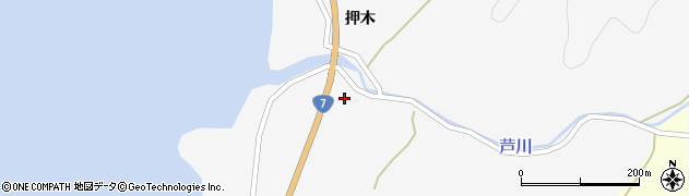 秋田県由利本荘市芦川芦川177周辺の地図