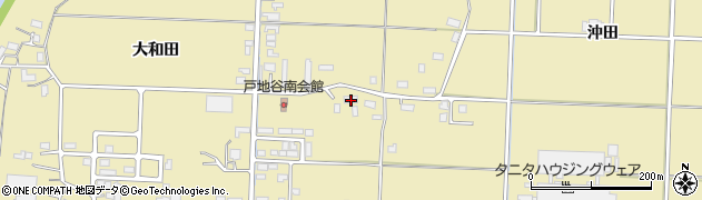 秋田県大仙市戸地谷大和田65周辺の地図