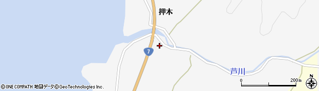 秋田県由利本荘市芦川芦川1周辺の地図