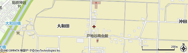 秋田県大仙市戸地谷大和田233周辺の地図