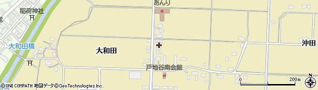 秋田県大仙市戸地谷大和田232周辺の地図