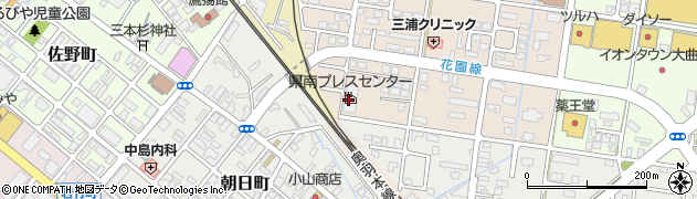 株式会社県南プレスセンター周辺の地図