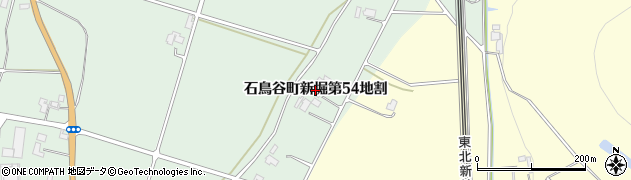 岩手県花巻市石鳥谷町新堀（第５４地割）周辺の地図