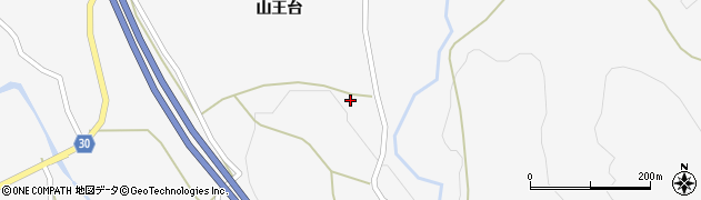 秋田県大仙市南外山王台43周辺の地図
