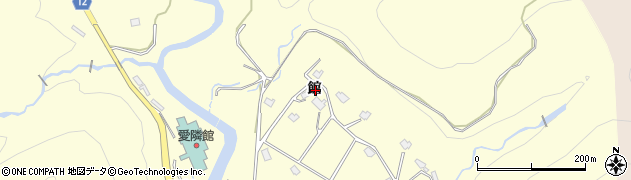 岩手県花巻市鉛館周辺の地図