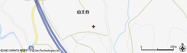 秋田県大仙市南外山王台123周辺の地図