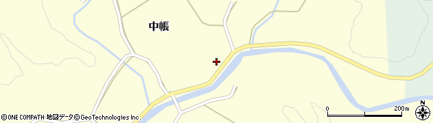 秋田県由利本荘市中帳山ノ下101周辺の地図