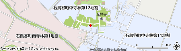 岩手県花巻市石鳥谷町中寺林（第１２地割）周辺の地図