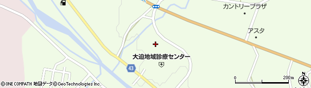 岩手県花巻市大迫町大迫（第１３地割）周辺の地図