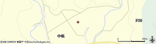 秋田県由利本荘市中帳（松ノ下）周辺の地図