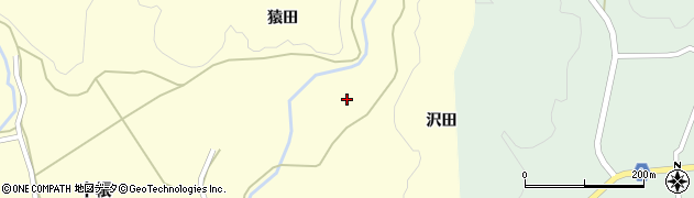 秋田県由利本荘市中帳（川原）周辺の地図