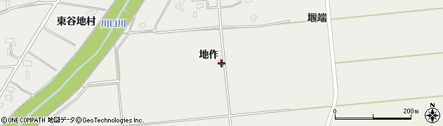 秋田県大仙市堀見内地作55周辺の地図