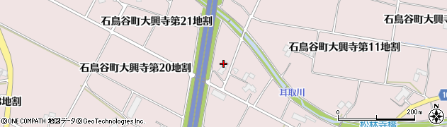 岩手県花巻市石鳥谷町大興寺（第２１地割）周辺の地図