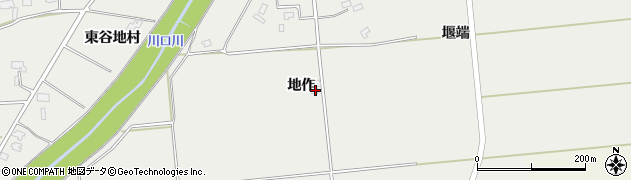 秋田県大仙市堀見内地作56周辺の地図