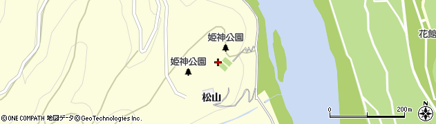 秋田県大仙市花館（幸福寺）周辺の地図