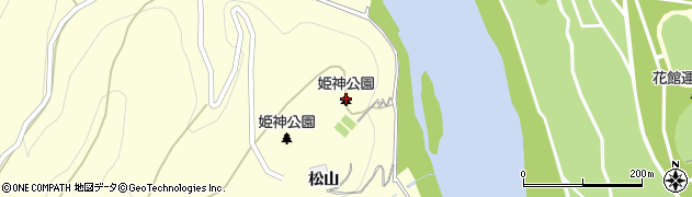 姫神公園周辺の地図
