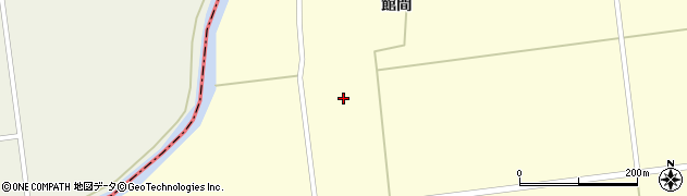 秋田県仙北郡美郷町本堂城回館間157周辺の地図