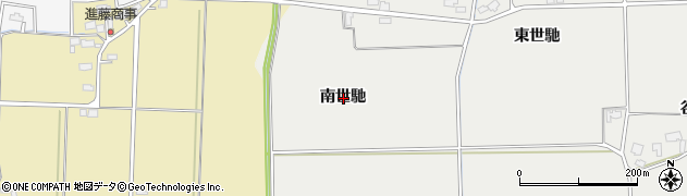 秋田県大仙市堀見内（南世馳）周辺の地図