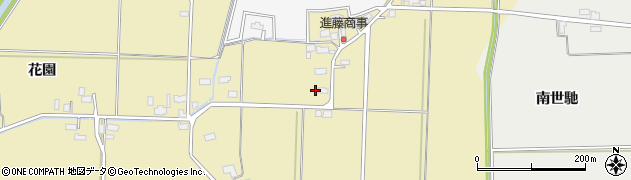秋田県大仙市戸地谷中谷地92周辺の地図