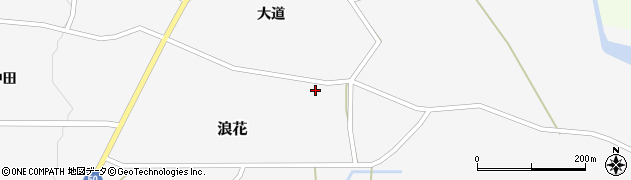 秋田県仙北郡美郷町浪花道ノ上周辺の地図