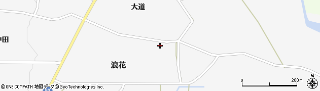 秋田県美郷町（仙北郡）浪花（道ノ上）周辺の地図
