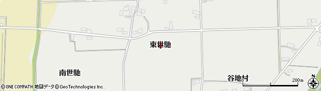 秋田県大仙市堀見内（東世馳）周辺の地図