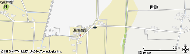 秋田県大仙市戸地谷中谷地146周辺の地図