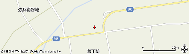 秋田県大仙市板見内荒堰101周辺の地図