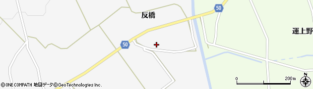 秋田県仙北郡美郷町浪花反橋周辺の地図