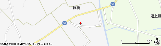 秋田県美郷町（仙北郡）浪花（反橋）周辺の地図