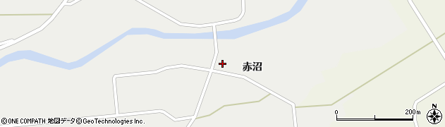 秋田県大仙市堀見内（赤沼）周辺の地図