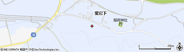 秋田県大仙市神宮寺（愛宕下）周辺の地図