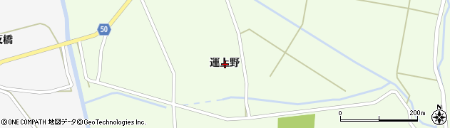 秋田県仙北郡美郷町黒沢運上野周辺の地図
